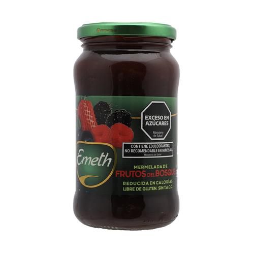 Mermelada Frutos Del Bosque Emeth Light Frasco 390 Gr