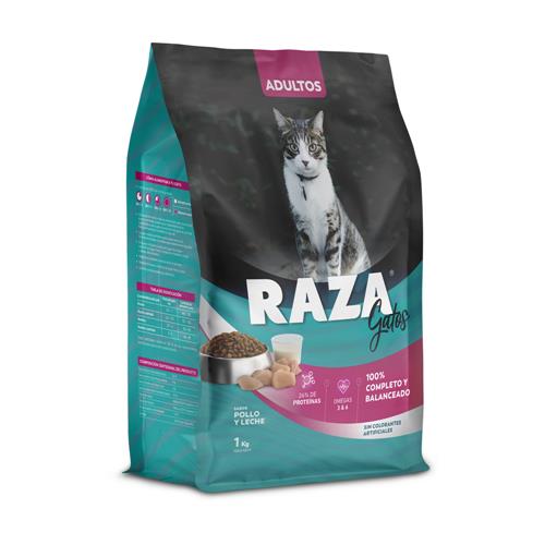 Alimento RAZA 1 Kg Pollo Y Leche