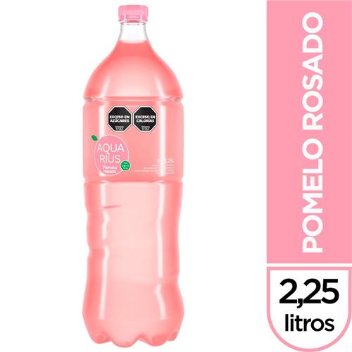 Agua Saborizada AQUARIUS Pomelo Rosado 2,25 Lt