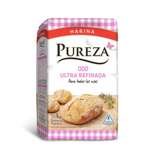 Harina Trigo 000 Ultra Refinada PUREZA 1kg