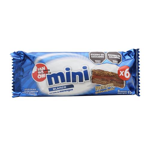 Alfajor FANTOCHE Mini Blanco Paquete 25 Gr 6 Unidades