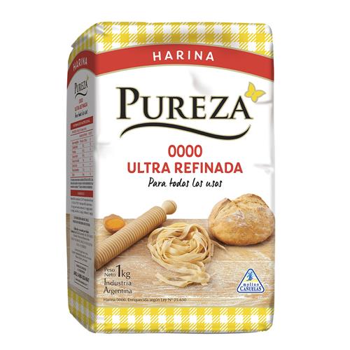 Harina De Trigo PUREZA 0000 Paquete 1 Kg