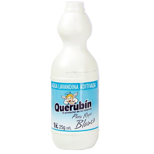 Agua Lavandina Querubín Aditivada Para Ropa Blanca 1L