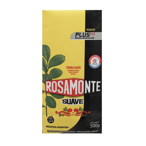 Yerba Mate Suave Plus Rosamonte Paq 500 Grm
