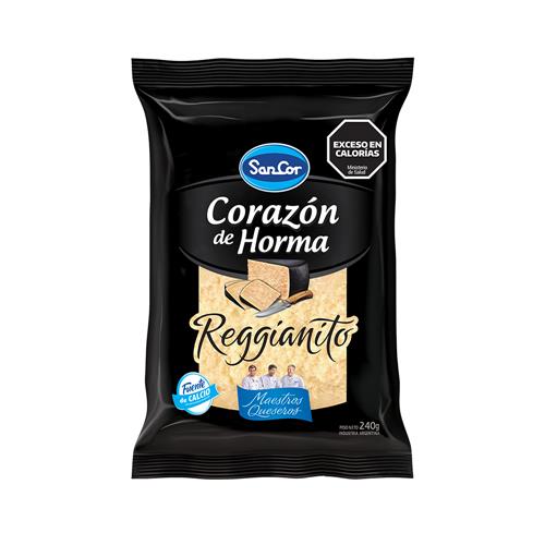 Queso Reggianito Trozado Calcio Sancor Paq 230 Grm