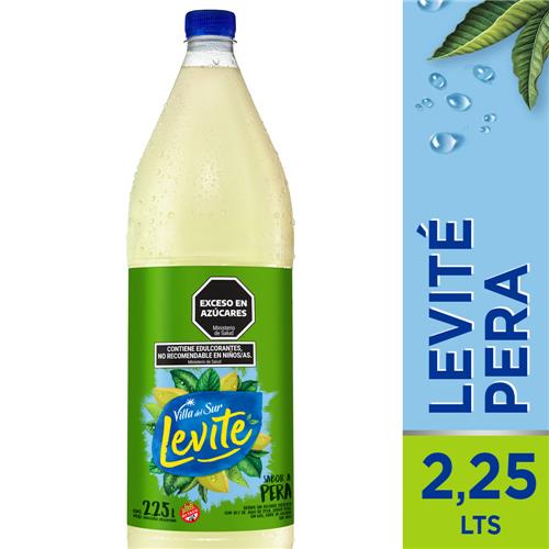 Agua Saborizada VILLA DEL SUR LEVITE Pera Botella 2.25 L