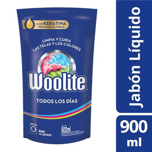 WOOLITE Jabón Líquido Para Ropa Todos Los Días En Máquina Repuesto 900ml