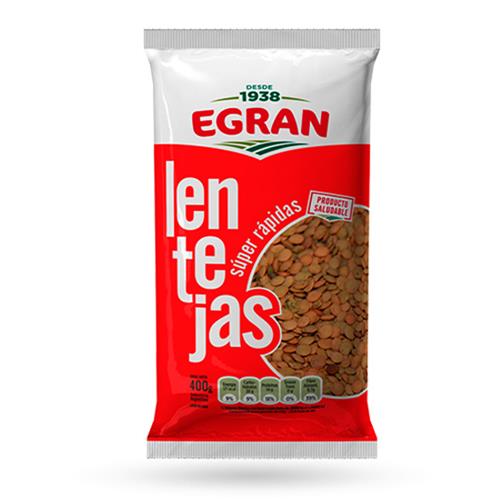 Lentejas Egran Super Rapidas Paq 400 Grm