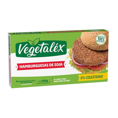 Medallones Vegetales VEGETALÉX 4 Uni X 75 Gr Soja