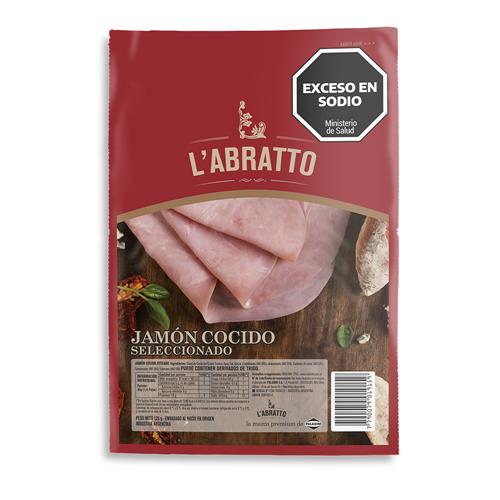 Jamon Cocido Seleccionado Feteado Labratto 125g