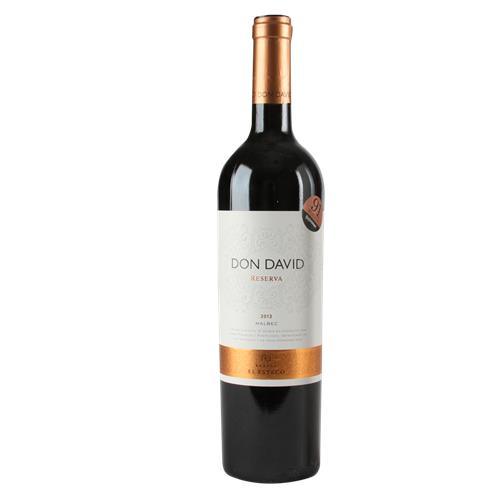 Vino Malbec DON DAVID Reserva 750cc