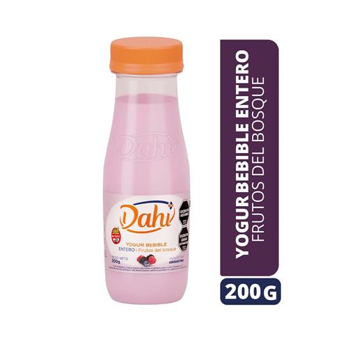 Yogur Entero DAHI Frutos Del Bosque Bebible Bot 200 Gr