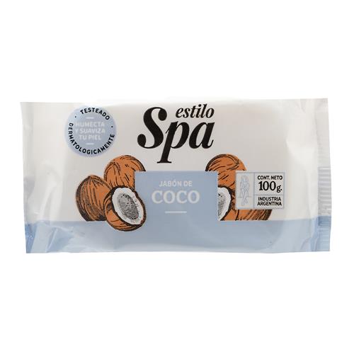 Jabon Tocador Estilo Spa Coco Bsa 100 Grm