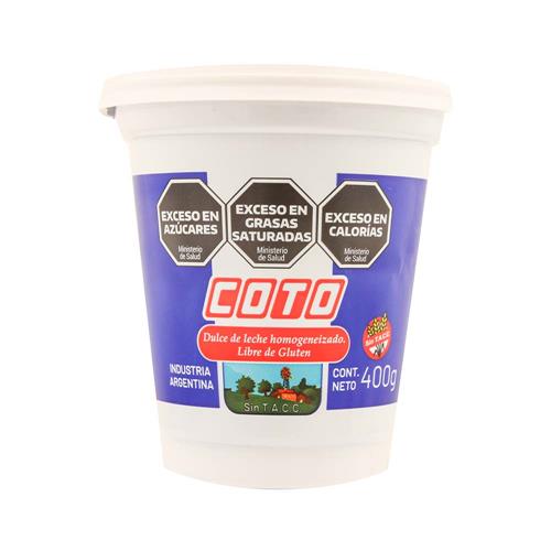 Dulce De Leche COTO 400g