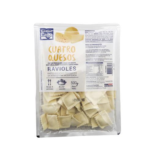 Ravioles 4 Quesos CIUDAD DEL LAGO 500g