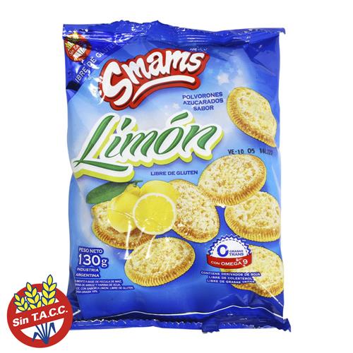 Galletitas Dulces Polvorón De Limón Smams 130g