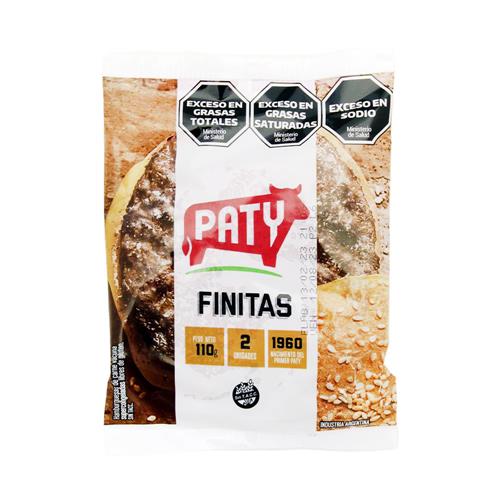 Hamburguesas PATY 2 Uni X 55 Gr Finitas