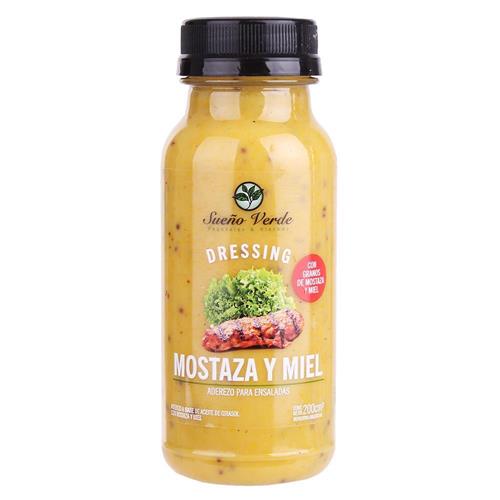 Aderezo Mostaza Y Miel SUEÑO VERDE X 200 Ml
