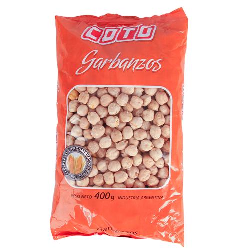 Garbanzos COTO Bolsa 400 Gr