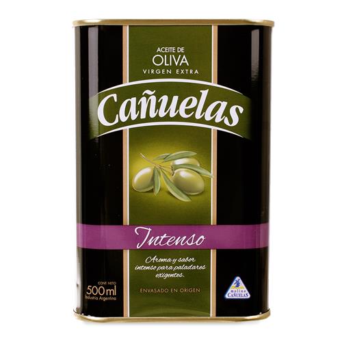 Aceite Oliva Virgen Extra CAÑUELAS Intenso Lata 500 Ml