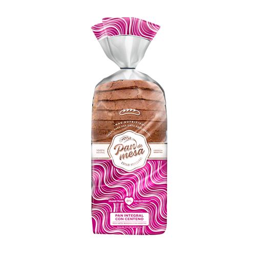 Pan integral con centeno 360g