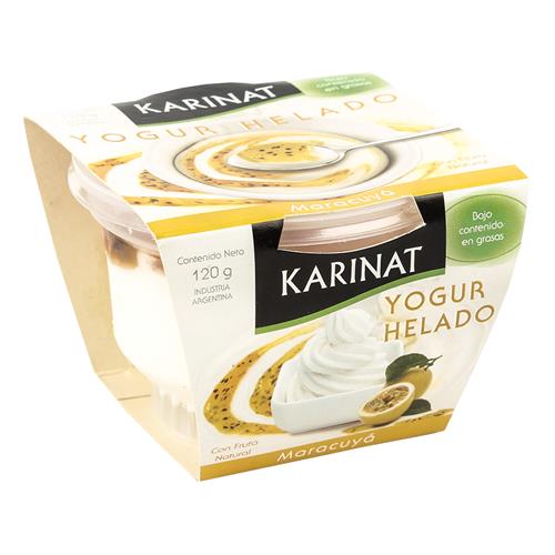 Yogurt Helado Maracuya Karinat Pot 120 Grm
