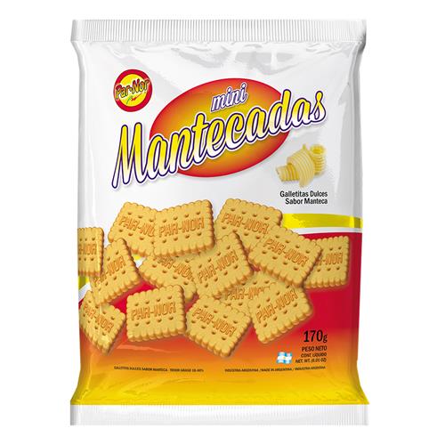 Galletitas Dulces Manteca Parnor 170 Grm