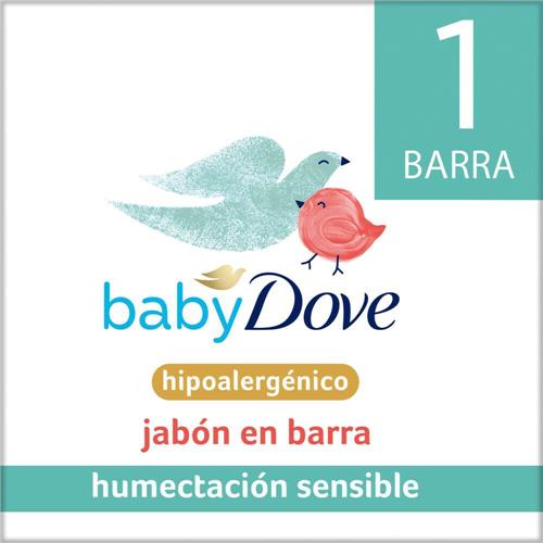 Jabón En Barra Baby DOVE Humectación Sensible 75 G