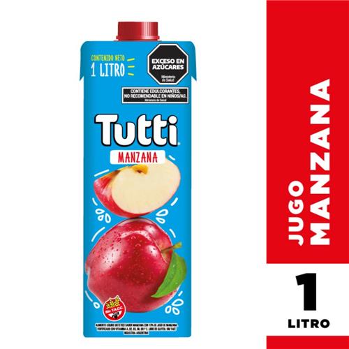 Jugo TUTTI Manzana Tetrabrik 1 L