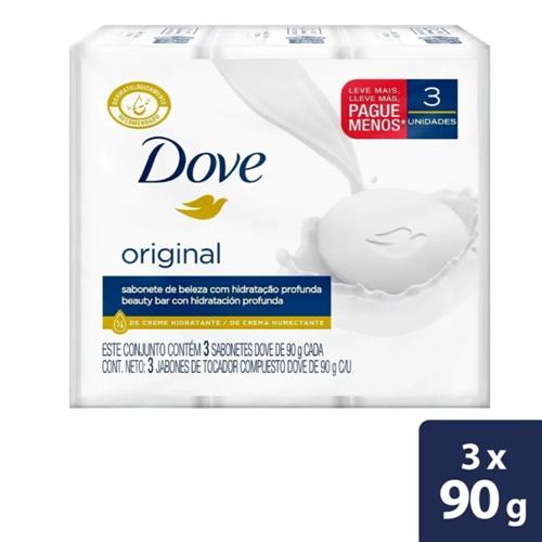 Jabon De Tocador DOVE Original Multipack 3x90 G