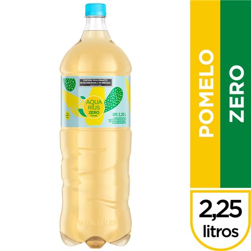 Agua Saborizada AQUARIUS Sin Azúcares Pomelo 2,25 Lt