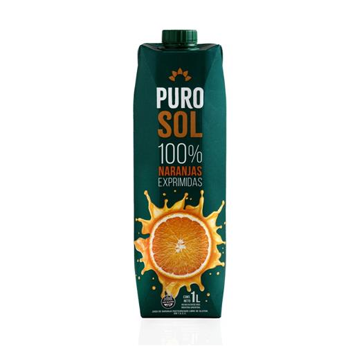 Jugo PURO SOL Naranja Con Pulpa Ttb 1 L