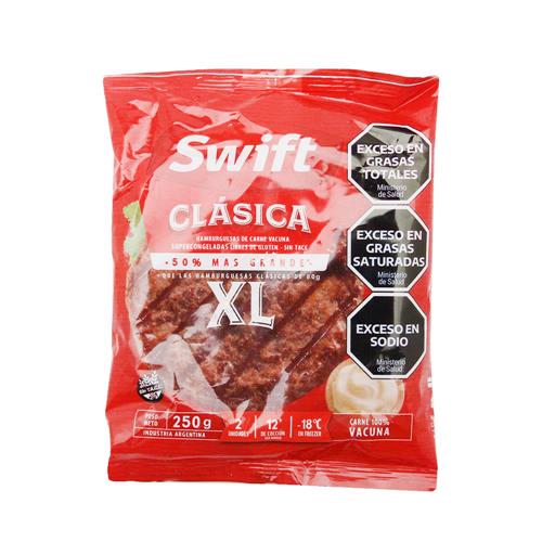 Hamburguesas SWIFT 2 Uni X 125 Gr Clásicas Xl