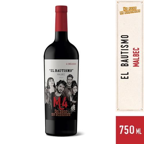 Vino Malbec . EL BAUTISMO Bot 750 Ml
