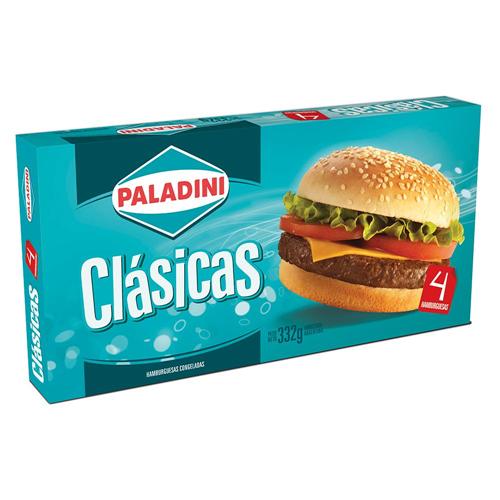 Hamburguesas Congeladas Paladini Clásicas 332g