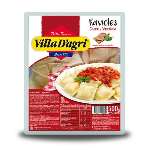 Ravioles Carne Y Verdura VILLA DAGRI 500g