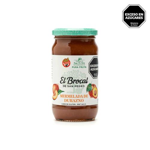 Mermelada Durazno EL BROCAL Light Frasco 400 Gr