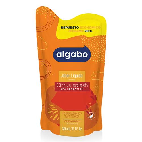 Repuesto Jabón Líquido Citrus Splash 300ml Algabo
