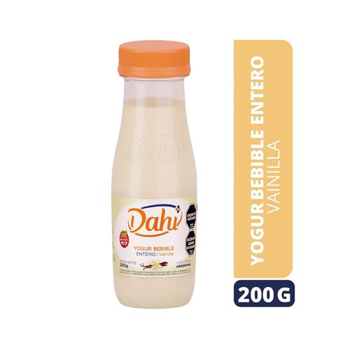 Yogur Entero DAHI Vainilla Bebible 200 Gr