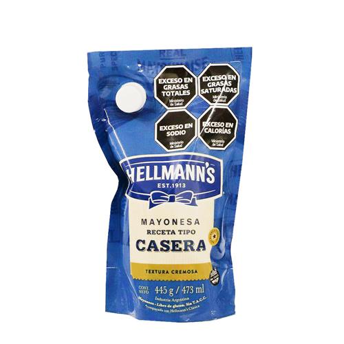 Mayonesa HELLMANNS Tipo Casera 445g