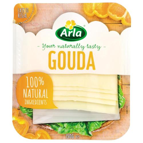 Queso Gouda Feteado ARLA Paq 150 Grm