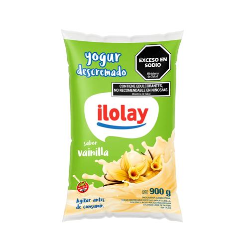 Yogur Descremado ILOLAY Vainilla Bebible 900g