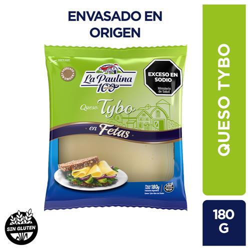 Queso Tybo Feteado LA PAULINA Paq 180 Grm