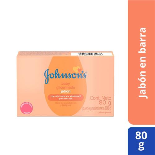 Jabón En Barra Johnson'S Glicerina X 80 Gr.