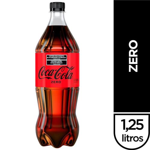 Gaseosa Zero COCA COLA 1.25l