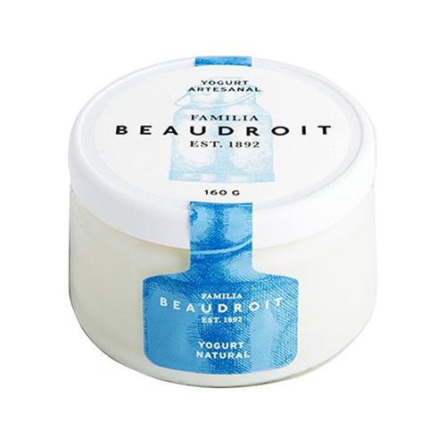 Yogur Entero BEAUDROIT Natural 160 Gr