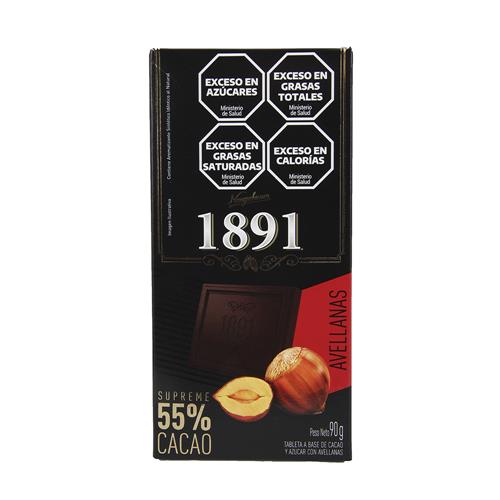 Chocolate Con Avellanas 1891 90g