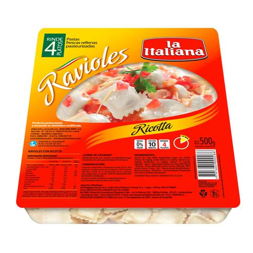 Ravioles Ricota LA ITALIANA 500g