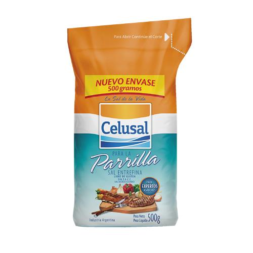 Sal Entrefina Para Parrilla CELUSAL Paq 500 Grm