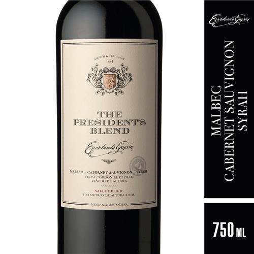 Vino Blend Presidents Ble Escorih Gas Bot 750 Ml